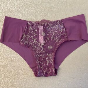 NWT Victoria’s Secret Cheeky Purple Panty